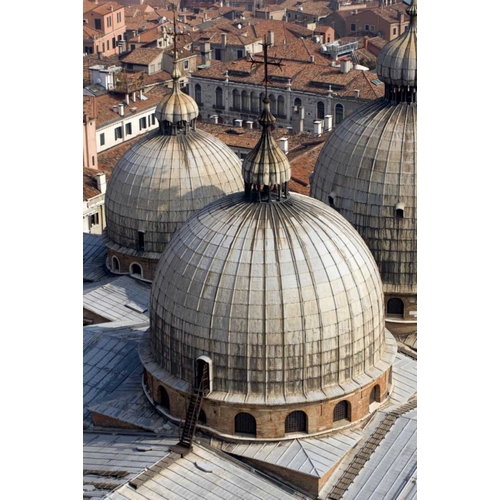Italy, Venice Domes of St Marks Basilica